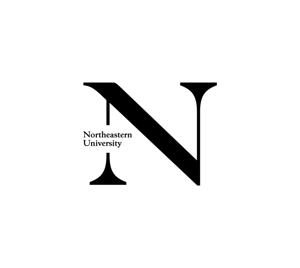 Black notched northeastern monogram example
