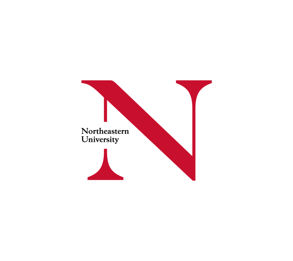 Red notched northeastern monogram example