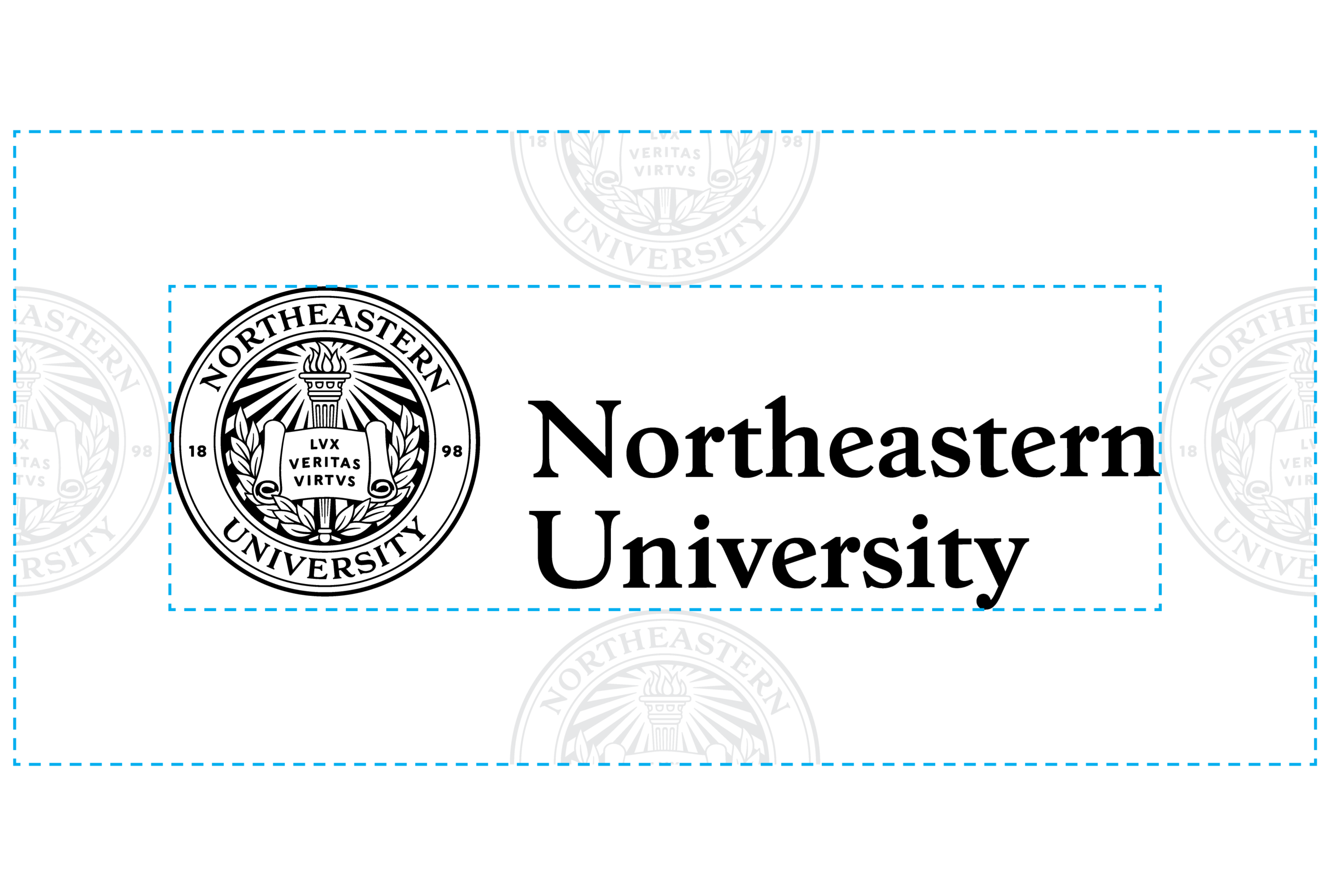 Northeastern black formal seal spacing example