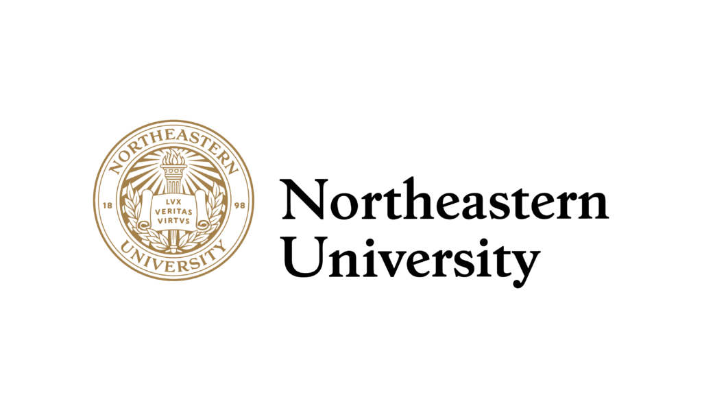 Northeastern gold formal seal example