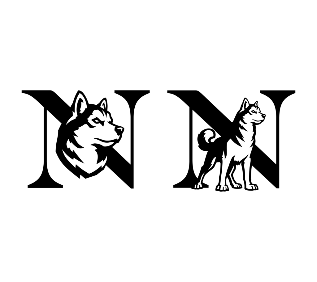 black monogram husky lockups example