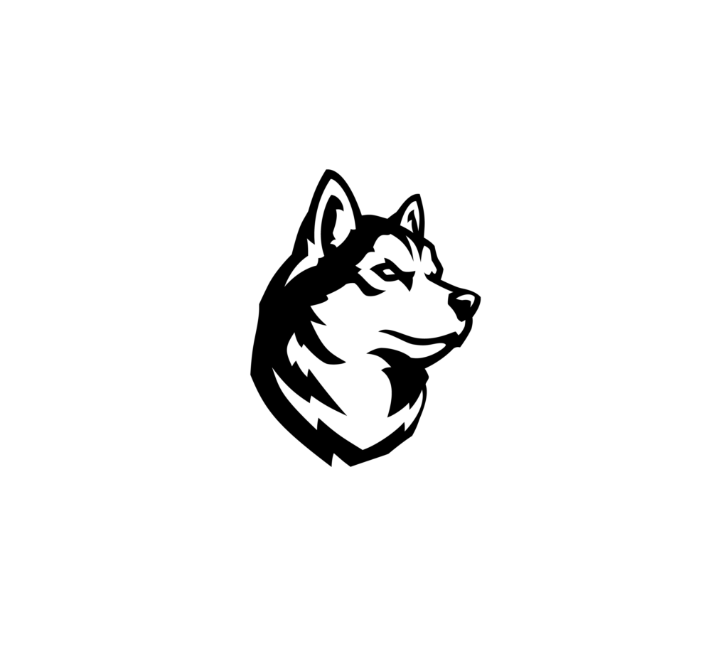 white northeastern ring husky mark example